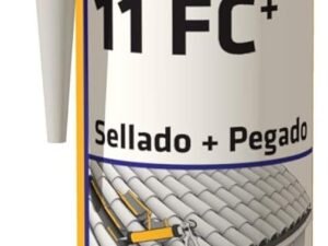 Lote 12 cartuchos Masilla adhesivo multiusos Sikaflex 11 FC Blanco, 300ml con 1 pistola de aplicación, interiores y exteriores