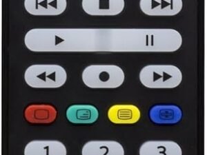 Philips SRP2018/10 - Mando a Distancia Universal para TV, Mando 8 en 1, Botón Inteligente, Códigos IR de hasta 8000 Códigos, Configuración Sencilla, Color Negro