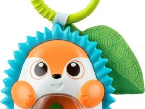 Chicco Sonajero Erizo, con Diferentes Texturas, Sonajero para Bebés, Juguete Actividades Manuales, Adecuados Carritos, Bebés 3-18 Meses