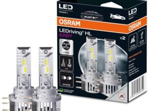 OSRAM LEDriving HL EASY ≜ H15, lámpara LED de luz de carretera y de cruce, blanco frío 6500K, no necesita accesorios, solo para uso todoterreno, sin ECE, 2 lámparas