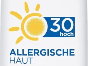 Ladival Gel solar para pieles alérgicas, protección solar SPF 30, sin perfume, para alérgicos, sin colorantes ni conservantes, resistente al agua, 1 x 200 ml