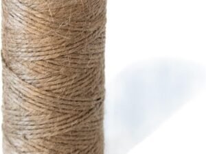 Chinchilla® Cordel de Yute | Aprox. 2,0 mm Ø | Color Natural | 50 m bobinas | Cordel de Yute, Cordel para Atar, Cordel Decorativo, Cordel de Yute Manualidades, Embalaje