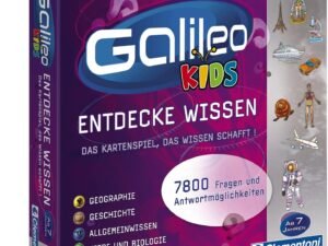 Clementoni Galileo - Juego de Preguntas, 2 a 4 Jugadores (versión en alemán)